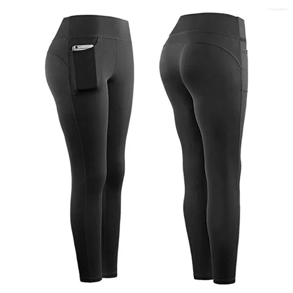 Completi da yoga Donna Leggings elasticizzati Fitness Corsa da palestra Tasche sportive Pantaloni attivi Leggins alla moda femminile Mujer #40