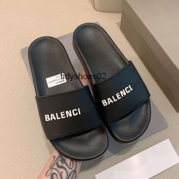 Bs Paris тапочки Belenciaga 2024 сандалии Летняя модная тенденция для пар носить домашнюю пляжную обувь без шнуровки на улице