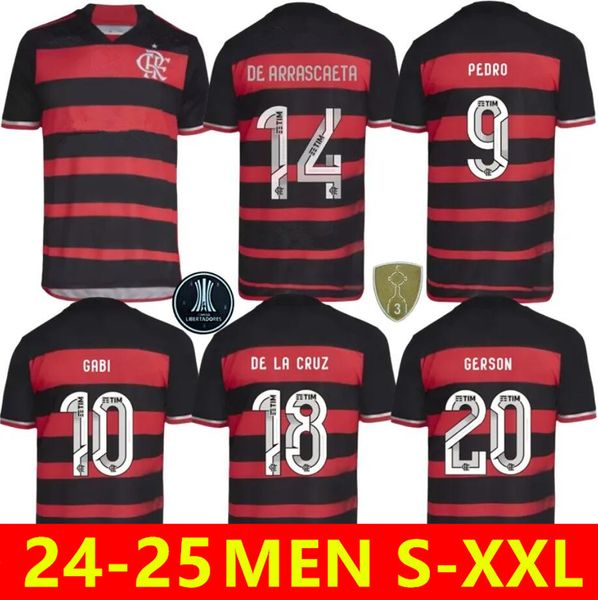 24/25 Flamengo Futbol Formaları Pedro Diego Gerson Gabi Lorran Pulgar Hayranları 2024 2025 Futbol Gömlekleri Camisa de Futebol