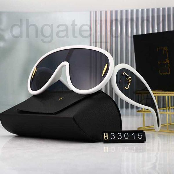 Óculos de sol de grife óculos de sapo de armação grande de uma peça, óculos de sol hip-hop personalizados V5KS