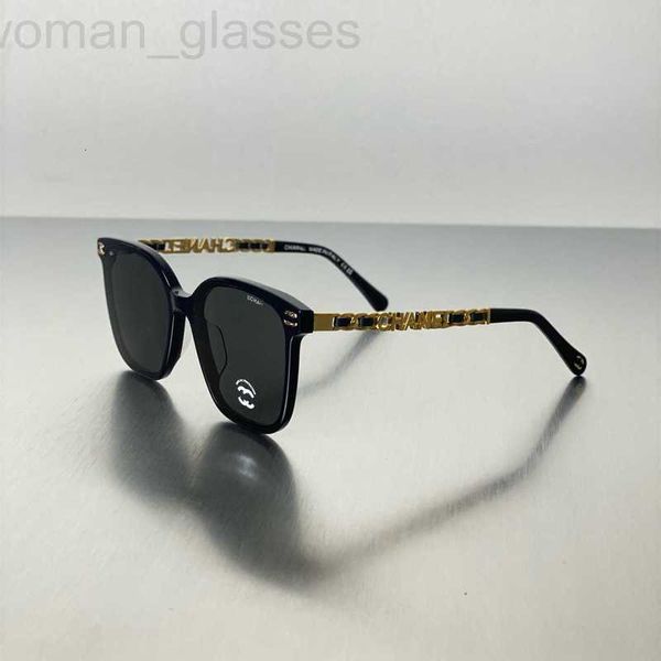 Дизайнерские солнцезащитные очки C Xiaoxiang Family Box High Edition, цепочка из овчины, зеркальные ножки, женская защита от солнца Tide IGK0