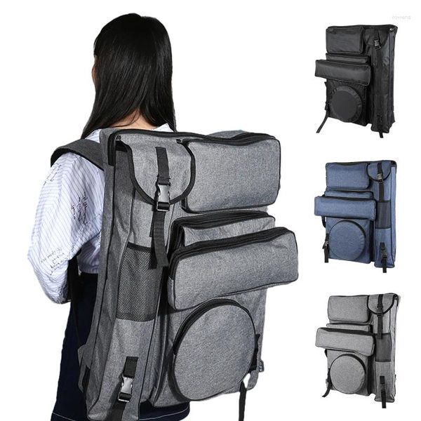 Mochila 4K Grande Pintura Arte À Prova D 'Água Capacidade de Esboço Espessado Multifuncional Sketchpad Ferramenta Desenho Saco Estilo