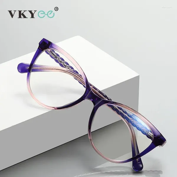 Sonnenbrille VICKY Cat Eye Lesebrille Frauen Bunte Myopie Brillen Hyperopie Anti Blue Ray Optische Gläser PFD2136