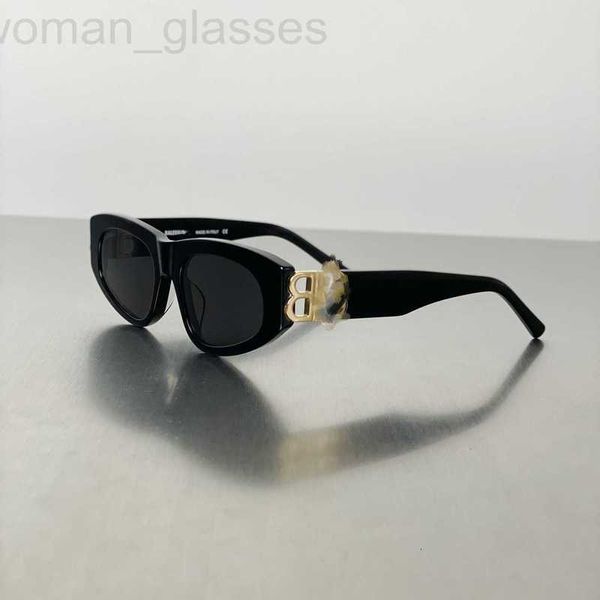 Дизайнерские солнцезащитные очки Double B Paris Home Cat Eye женские High Edition с золотыми буквами и зеркальными ножками BB, новинка 2023 года, RG4G