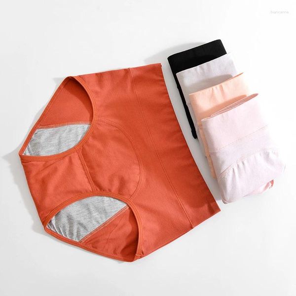 Damenhöschen, hohe Taille, für Menstruation, Baumwolle, physiologische Periode, auslaufsicher, Menstruations-Culotte, Unterwäsche, sexy Slips