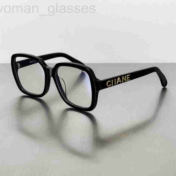 Дизайнерские солнцезащитные очки в классической черной оправе с открытым лицом, артефакт 5408, с большой оправой для похудения и защитой от синего света, можно сочетать с золотой звездой для близорукости.
