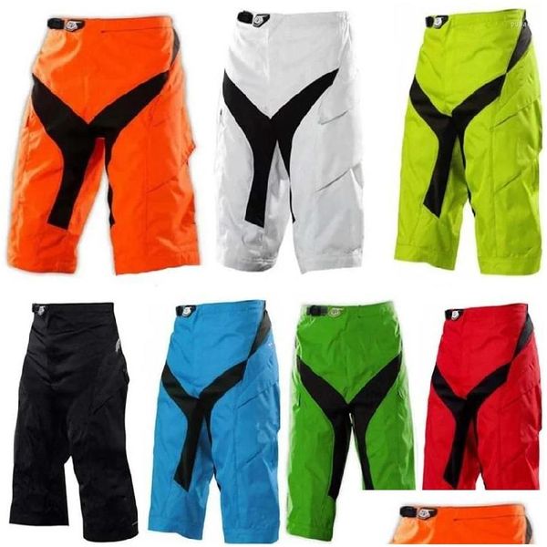 Vestuário de motocicleta Atv Dh Mx Gp Bmx Air Mountain Bike Motocross Sprint Downhill Ace Bicicleta Shorts Li Calças E Drop Delivery Automóvel Oteir