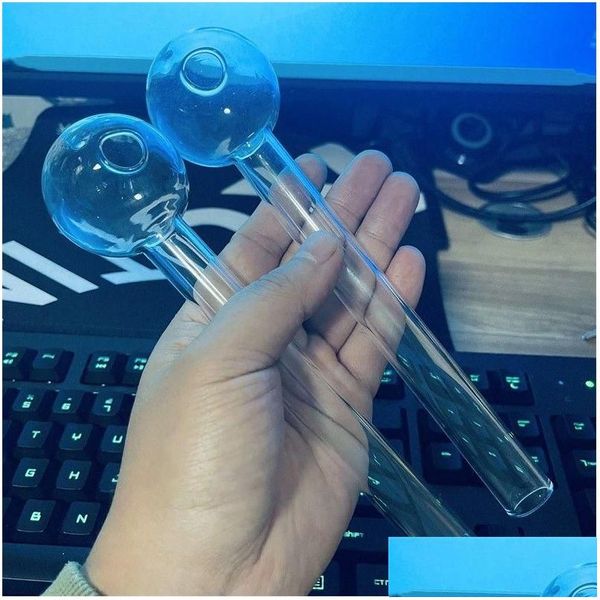 Rauchpfeifen Super Big Shisha Große 8 Zoll lange 50 Brennstoffkugel Dickes Glas Ölbrenner Dab Rig Tabakpfeife Zubehör Drop Lieferung Dhcgv