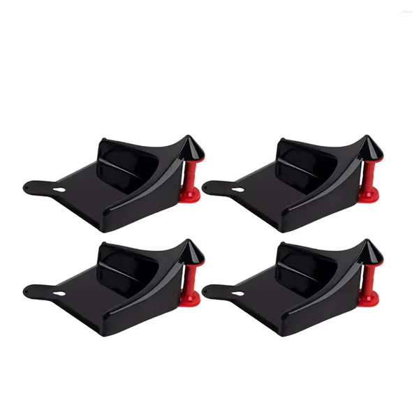 Organizador de carro 4pcs mangueira guia rolo de pneu para lavar pneus ferramenta de lavagem de plástico-preto