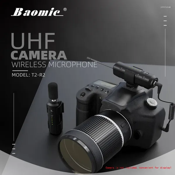 Mikrofone UHF-Kamera Drahtloses Mikrofon Baomic T2-R2 Tansmitter Empfänger Typ-C-Schnittstelle