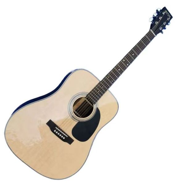 2024 Akustikgitarre 41inch 6 STRINGS MAPLE HOOD ROSE Holz zurück