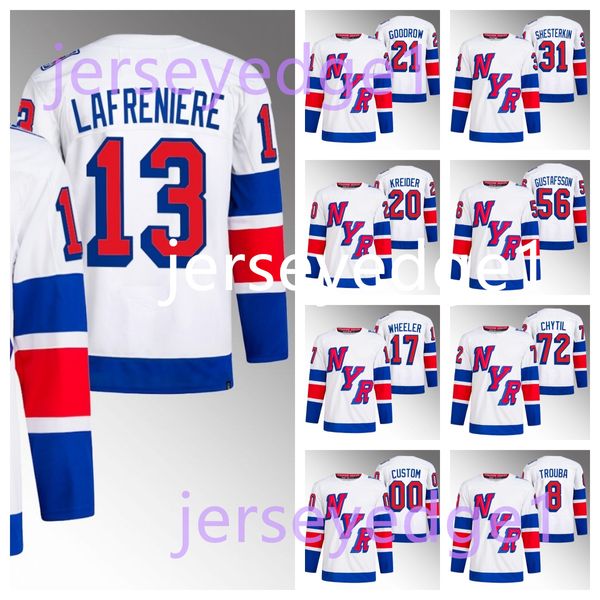 New York „Rangers“ 23 Adam Fox 2024 Stadium Series Trikot 93 Mika Zibanejad Artemi Panarin Igor Shesterkin K'Andre Miller Chris Kreider Ryan Lindgren Hockeytrikot