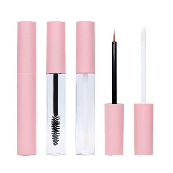 Bottiglie di imballaggio all'ingrosso 10 ml lucidalabbra tubi vuoti rosa contenitore cosmetico riutilizzabile fai da te mascara eyeliner ciglia tubo liquido Dro Dhzmf