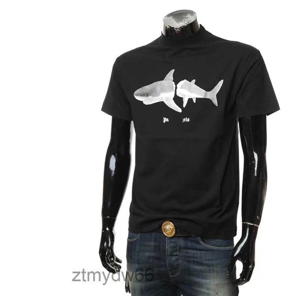 Herren T-Shirt Tops Damen Print Broken Tail Shark Angel Designer Casual Baumwolle Kurzarm Luxuskleidung Street Sports Atmungsaktiv Asiatische Größe M-3XL T8IQ