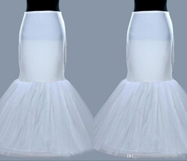 Verkauf von Hochzeitsaccessoires, Hochzeits-Braut-Petticoat, Krinoline-Unterrock, weiß, elfenbeinfarben, geschichtet, Meerjungfrau-Petticoats, günstig, Plus S5816986