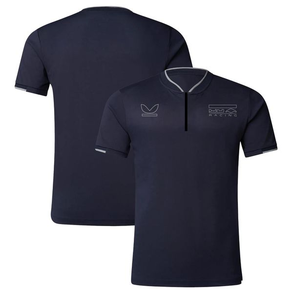 Polos masculinos 2024 novos fãs de F1 usam camiseta de camiseta 1 Team camisetas masculinas camisetas de corrida casual camise