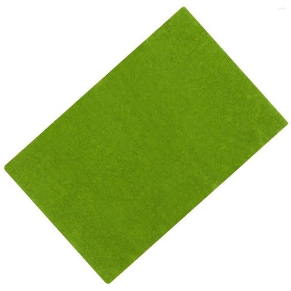 Dekorative Blumen Kränze Gefälschte Grasmatte DIY Rasen Papier Rasen Gebäude Zug Modell Material Drop Lieferung Hausgarten Festliche Party Su Otp6K