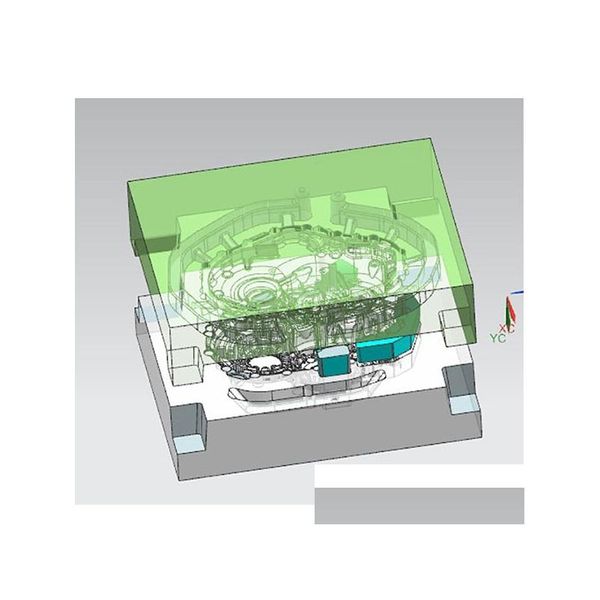 Servizi di forgiatura della fusione Parti in alluminio Riduttore Parte metallica personalizzata per fonderia di cilindri mobili per motori ad alta precisione con 3D Pri Otbfr