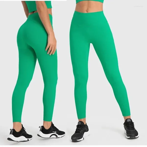 Herrenanzüge Align Sport-Leggings mit hoher Taille für Damen Gym Fitness Strumpfhosen mit hoher Taille Workout Laufen Nacktgefühl Yoga-Leggings mit Logo