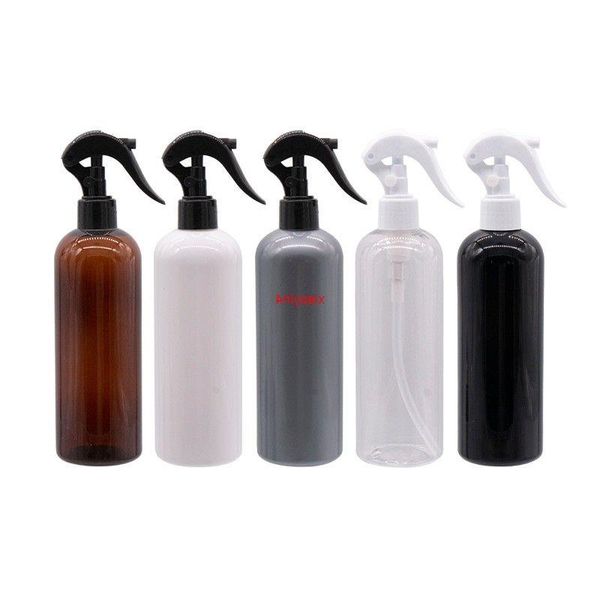 300 ml x 12 runde Kunststoffflaschen mit Trigger-Pumpsprüher, nachfüllbare PET-Kosmetikbehälter für die Haushaltsreinigung, Bewässerung, Good Packa Guhg