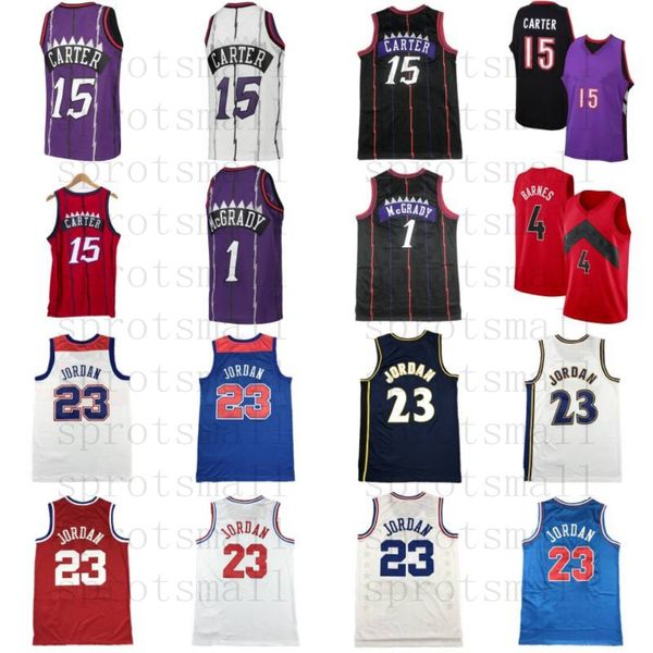 15 Vince Carter 4 Scottie Barnes Basketball Jersey Mens 1 Tracy McGrady Michael All-Star Retro camisa