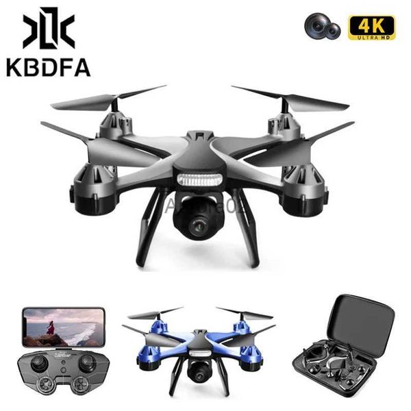 Drones KBDFA JC801 HD Drone Profissional 4K Câmera Dupla RC Helicóptero Fotografia Aérea Quatro Asas Dron WIFI Brinquedo de Natal Presentes YQ240217