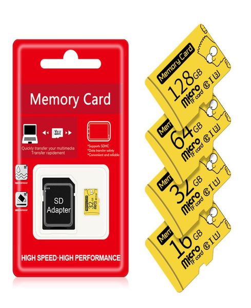 Карты памяти Micro SD с мультфильмами и анимацией, карты флэш-памяти 128 ГБ, 64 ГБ, 256 ГБ, 512 ГБ, 32 ГБ, 128 ГБ, класс MicroSD, настраиваемый логотип LOGO3669210