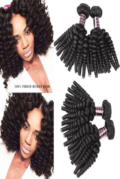 Capelli ricci peruviani Afro crespi ricci 3 pacchetti Offerte Capelli vergini peruviani non trattati Fasci di capelli vergini peruviani ricci ondulati afro9806613