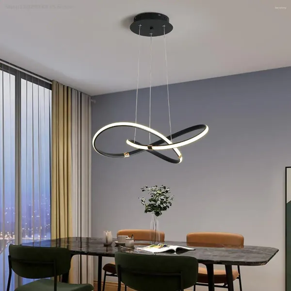 Kronleuchter Dia540mm Nordic LED Kronleuchter Lampe AC110-240V Moderne Hängen Lichter Für Esszimmer Schlafzimmer Küche Shop Home Decor