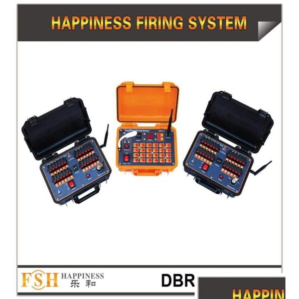 Outros suprimentos de festa festiva Fedex 500M Remote Distancepyrotechnic Fire System48 Cues Sequencial Happiness Firing System Fast Delive Dh2X6