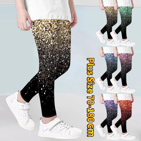 Calças 2024 crianças esportes diários menina sweatpants yoga calças moda primavera e outono design impresso correndo