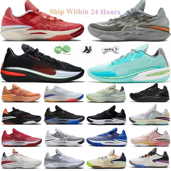 GT Cut 2 Sapatos de Basquete Rosa Hyper para Homens Mulheres Sapatilhas Cortes 1 Páscoa Caminhada Preto Zoom Berry Crimson Team Ghost Lime Ice NY NY Treinadores Esportes Dhgates Ogmine Tamanho 36-46