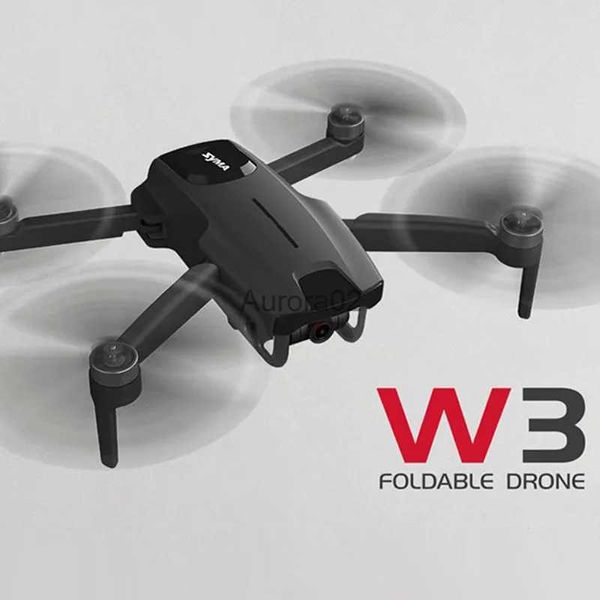 Drones Syma W3 Yeni GPS 4K Hava Fotoğrafçılık Uçak Fırçasız Motor Elektronik Anti Kamera Profesyonel Uzaktan Kumanda YQ240217