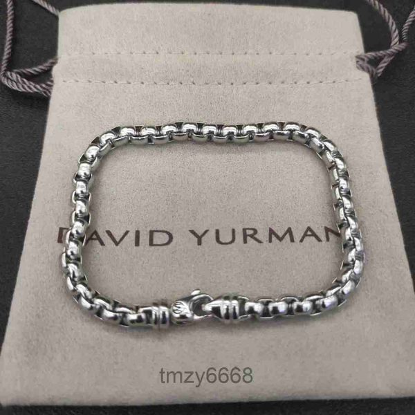 Dy Circle Link Chain Charm Дизайнерский браслет для женщин Кубинские цепочки с бриллиантами Мода Ретро Роскошный подарок на день рождения Ювелирные изделия Популярно в Европе и Америке Y58G