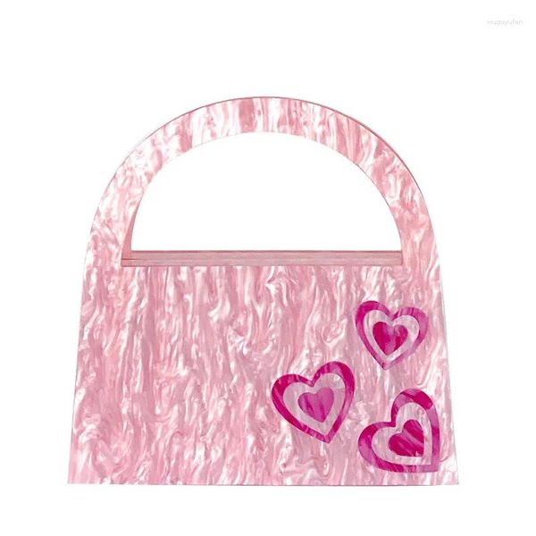 Sacos de noite femininos caixa de acrílico transparente bolsa de embreagem para festa de casamento verde/roxo folha contas bolsas e bolsas designer saco