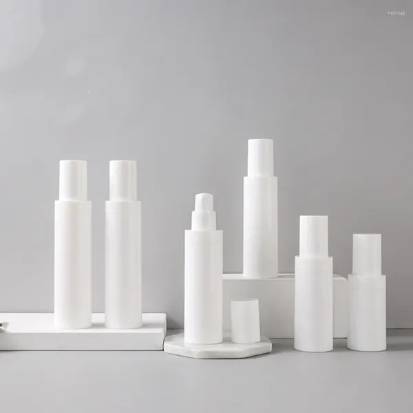 Vorratsflaschen, leer, 20 ml, 30 ml, 40 ml, 50 ml, weiß, Vakuum, Airless, tragbare Spray-Lotion-Pumpe, Kosmetik-Paket im TAIWAN-Stil, 20 Stück