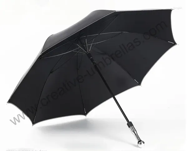 Regenschirme Unzerbrechlich Golf Auto Doppel Carbon Fiberglas 210T Taiwan Formosa Anti-UV Schwarz Beschichtung Outdoor Sonnenschirm