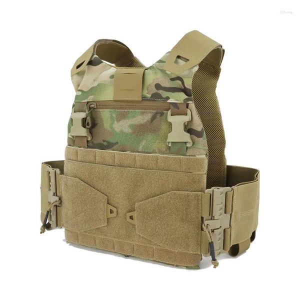 Jaquetas de caça Ape Force Gear FCSK Plate Carrier 2.0 Fit D3M 4 Chest Rig MC Multi Camo (051735)