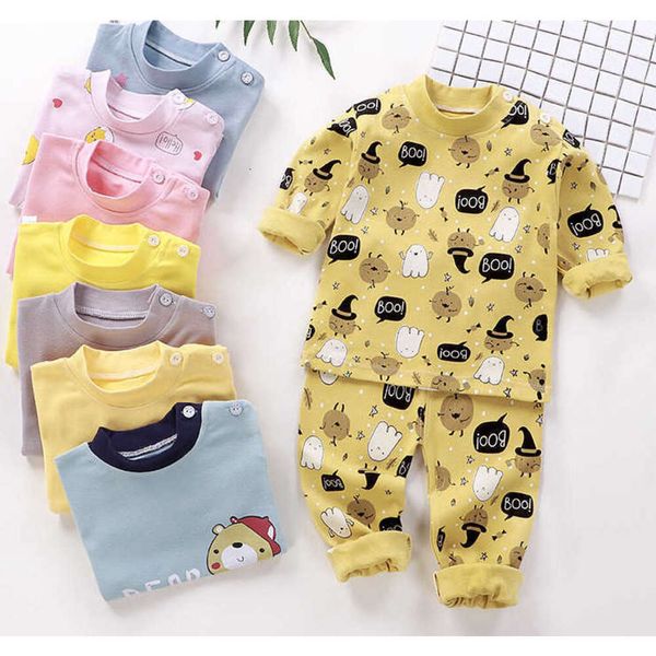 „Süßes und stilvolles Babykleidungsset für Jungen und Mädchen – Langarm-Hosenanzug mit Dinosaurier-Aufdruck – perfektes Neugeborenen-Outfit!“