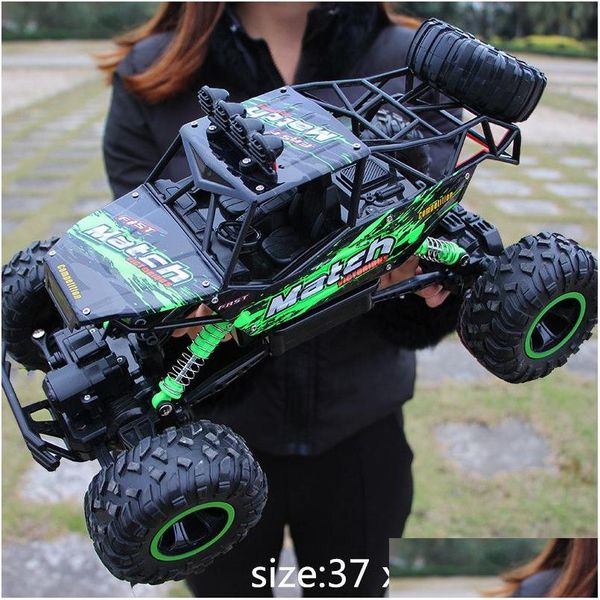 Электрический/RC автомобиль Электрический Rc 1 12 16 20 4Wd 2 4G Радиоуправление с помощью внедорожных дистанционных грузовиков Игрушки для мальчиков для детей 220829 Прямая доставка G Dhizg