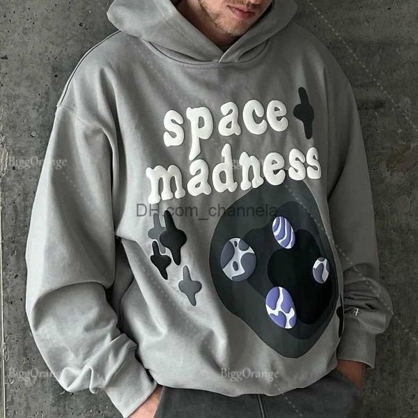 Herren Hoodies Sweatshirts Neue 3D Foaming Space Print Hoodies Sweatshirt Übergroße Y2k Kleidung Trainingsanzug Männer Streetwear Harajuku Pullover Männer Kleidung T240217