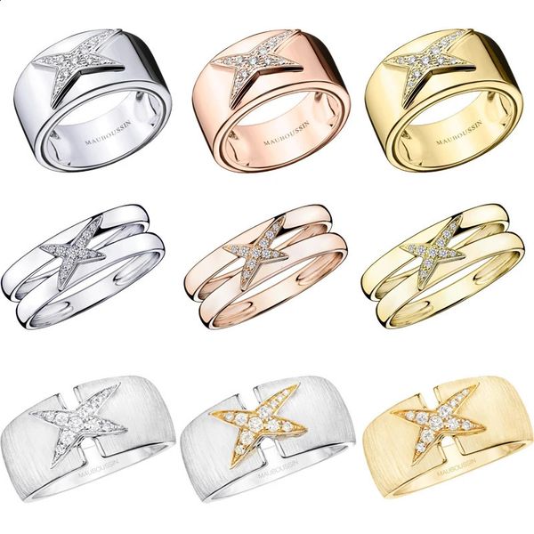 Frances Divine Star Ring for Women Sterling Silver Jewelries Itens Baixo preço Luxo Paris Mauboussin Jóias 240122