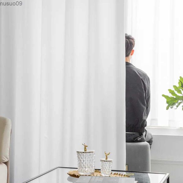 Vorhang, beste Qualität, luxuriöse weiße transparente Vorhänge für Schlafzimmer, Wohnzimmer, Dekoration, Fenster, Voiles, Tüll-Vorhang, einfarbig