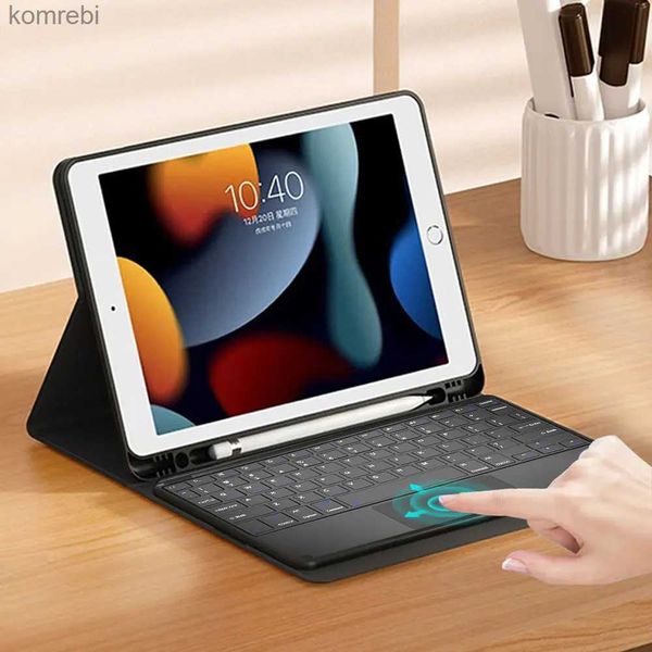 Чехлы для планшетов Сумки Magic Keyboard Case для iPad Pro 12 9 11 iPad 10th 10.9 9th 10.2 Generation Air 5 10.9 Mini 6 2022 Полный чехол с клавиатуройL240217