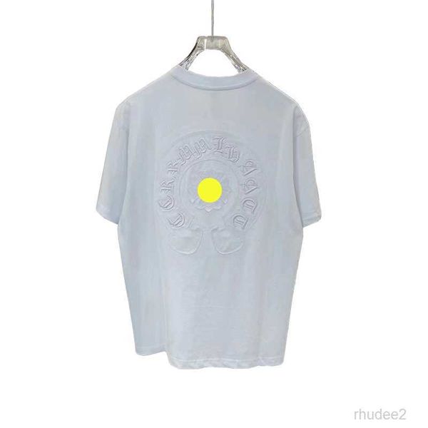 Chromees Hearts T-shirt da uomo Designer Womens Chrome Thirts Heart Ch Lettere Stampa manica corta Casual Summer Man Tee Shirt 4406 5YD9