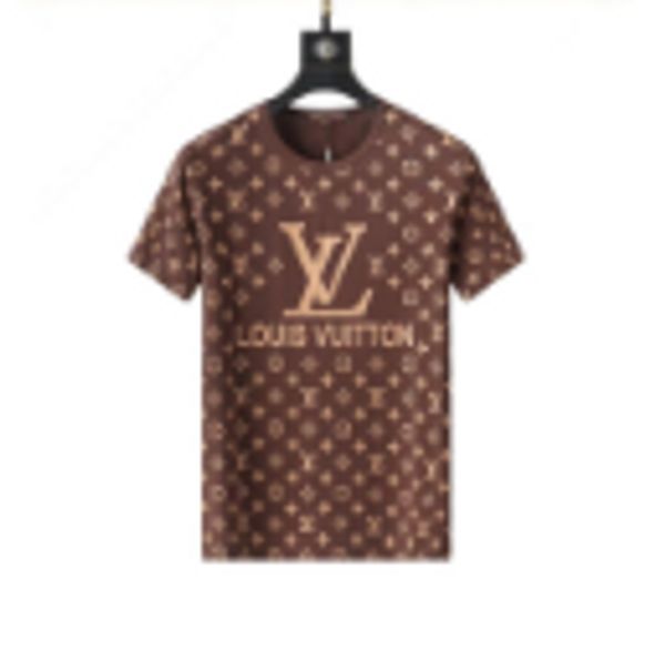 Luxusgüter Männer Viutonity T Shirt Designer Neues lässiges Louiseity -Hemd Falten widerstandsfähiger klassischer star -förmiges Buchmuster Paar Volldruck VL Logo Shirt 4129