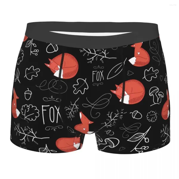 Mutande Uomo Foresta Amante degli animali Boxer Slip Pantaloncini Mutandine Intimo morbido Umorismo maschile S-XXL