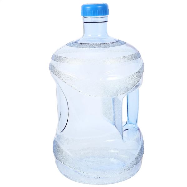 Galão de água garrafa jarro recipientes balde vaziomineral banheira litroshandle outdoorrefrigerador armazenamento 5 7 240118