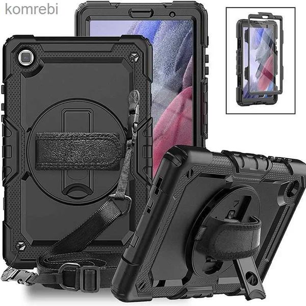 Custodie per tablet PC Borse Custodia per Samsung Galaxy Tab A8 10.5 SM-X200 X205 X207 2022 Tablet Cover A9 + Plus 11 A9 8.7 Kid Capa Protezione schermo + Maniglia StrapL240217