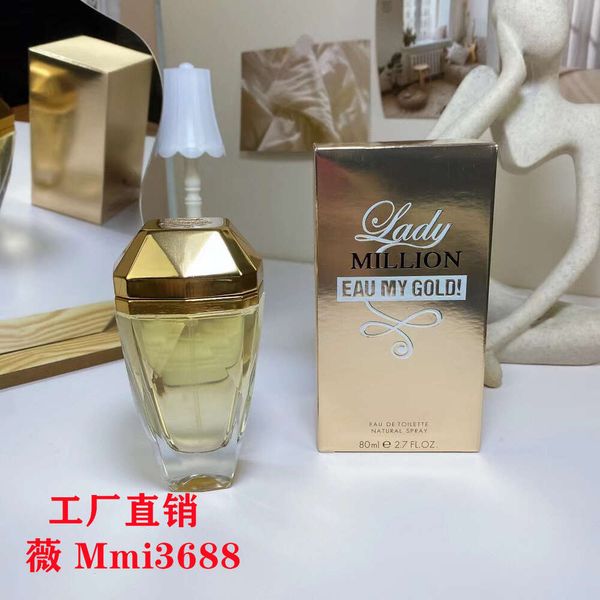 Luxusparfums Außenhandel Luxurys Großhandel Parfüm Gold Brick Million Damen EDT Duft 80ml Robot Future Men